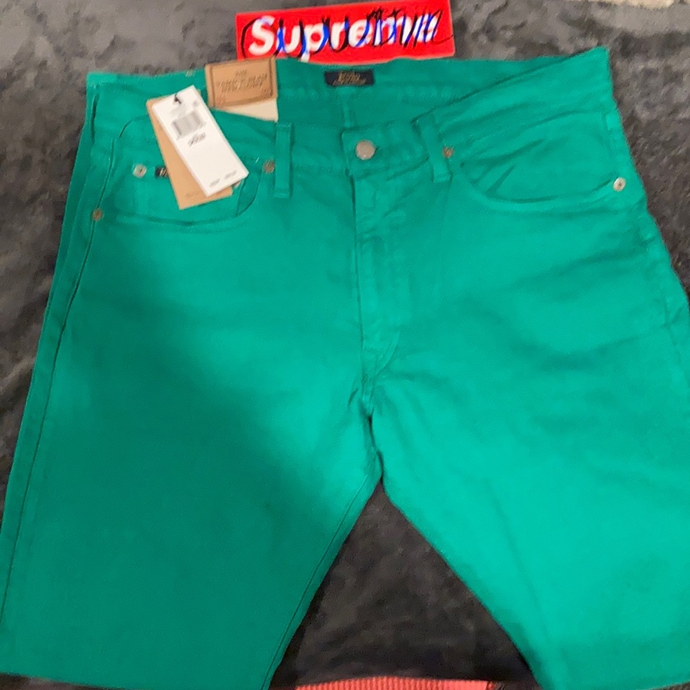 Green polo Ralph Lauren jeans